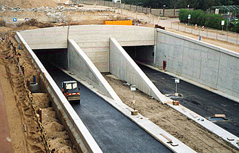 herrentunnel bauphase