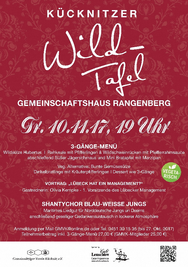 Wildtafel 2017 Plakat