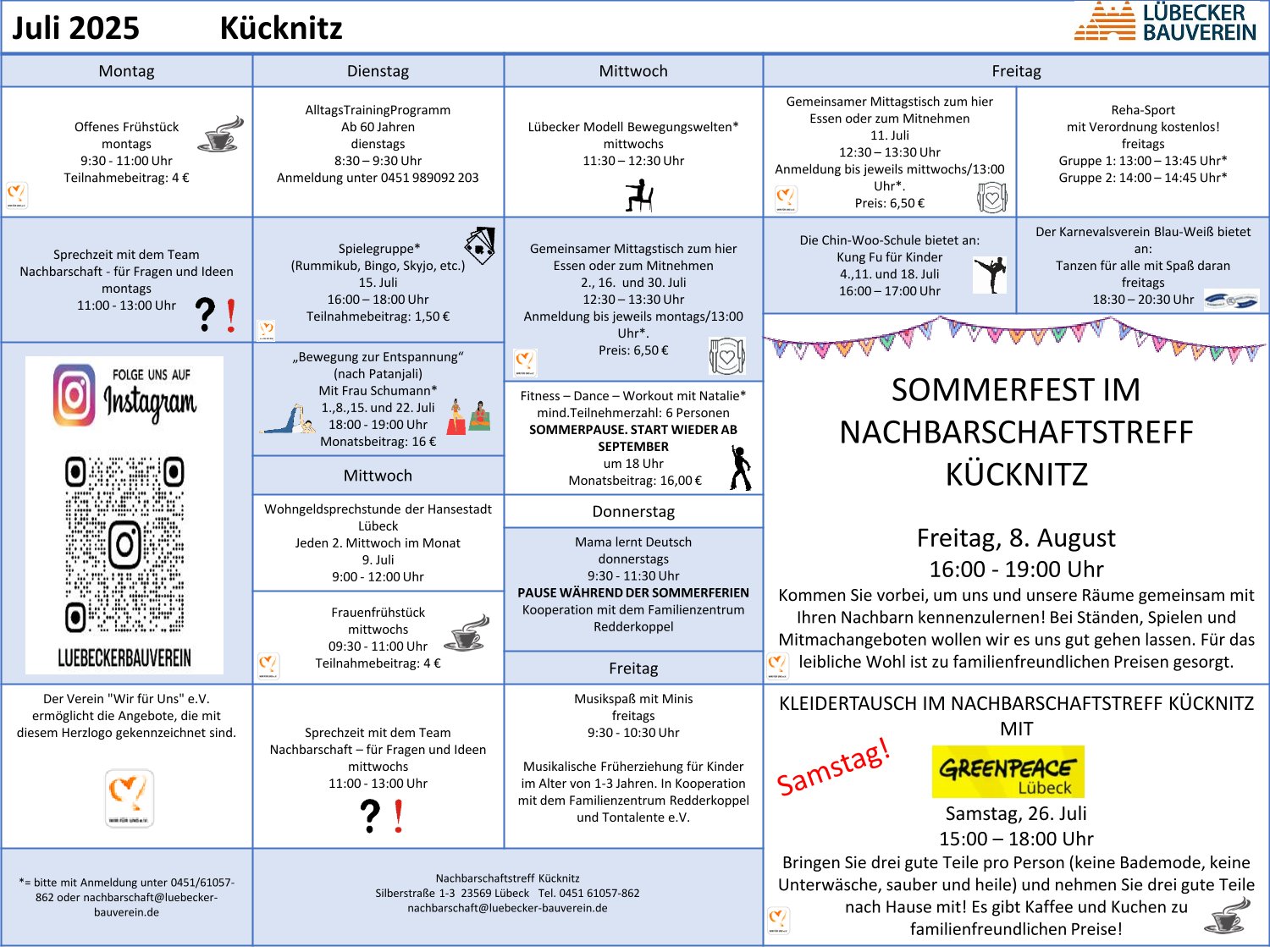 Monatsplan 7 2025 NBT Kücknitz 1