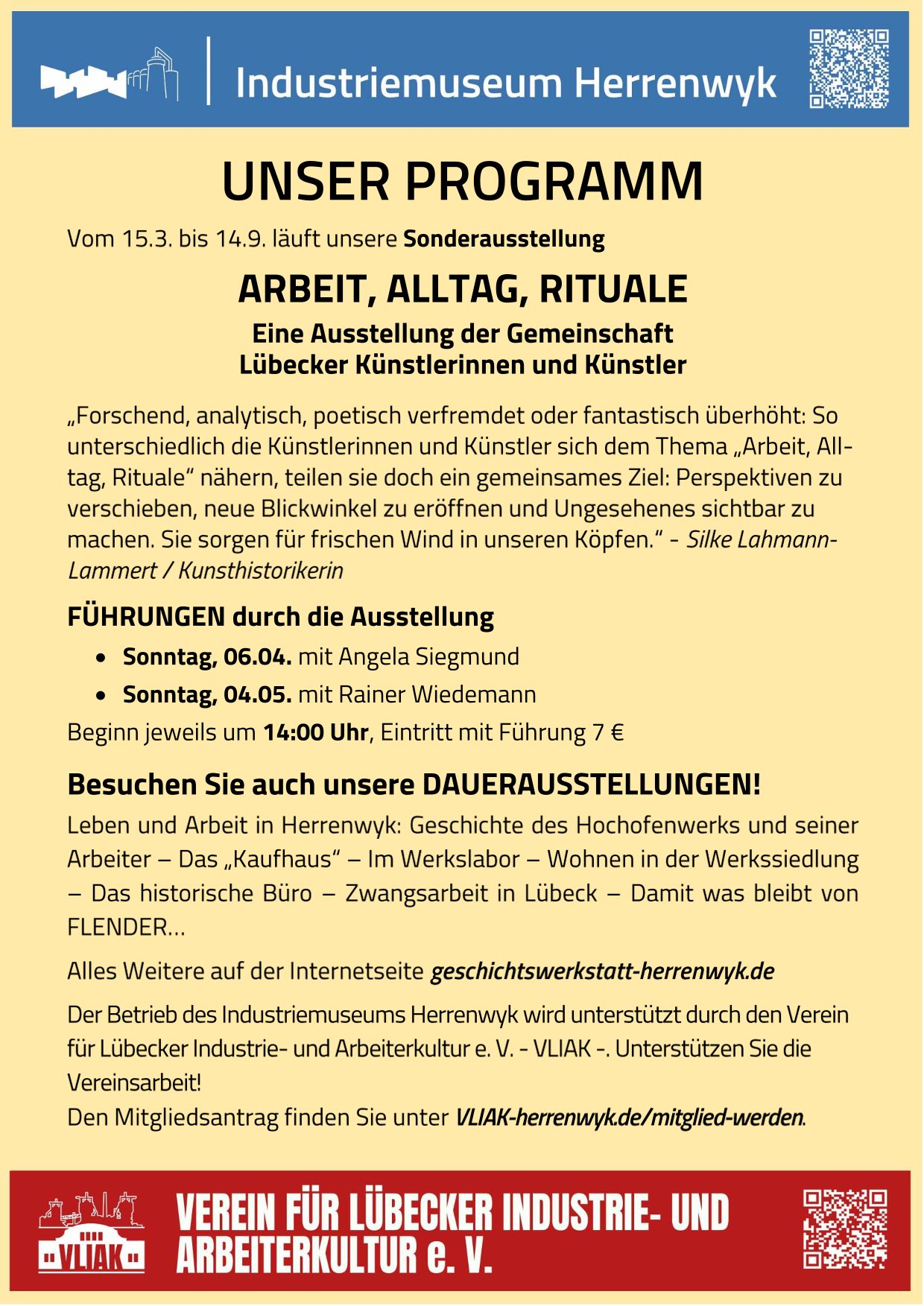 PROGRAMM Industriemuseum Herrenwyk 1