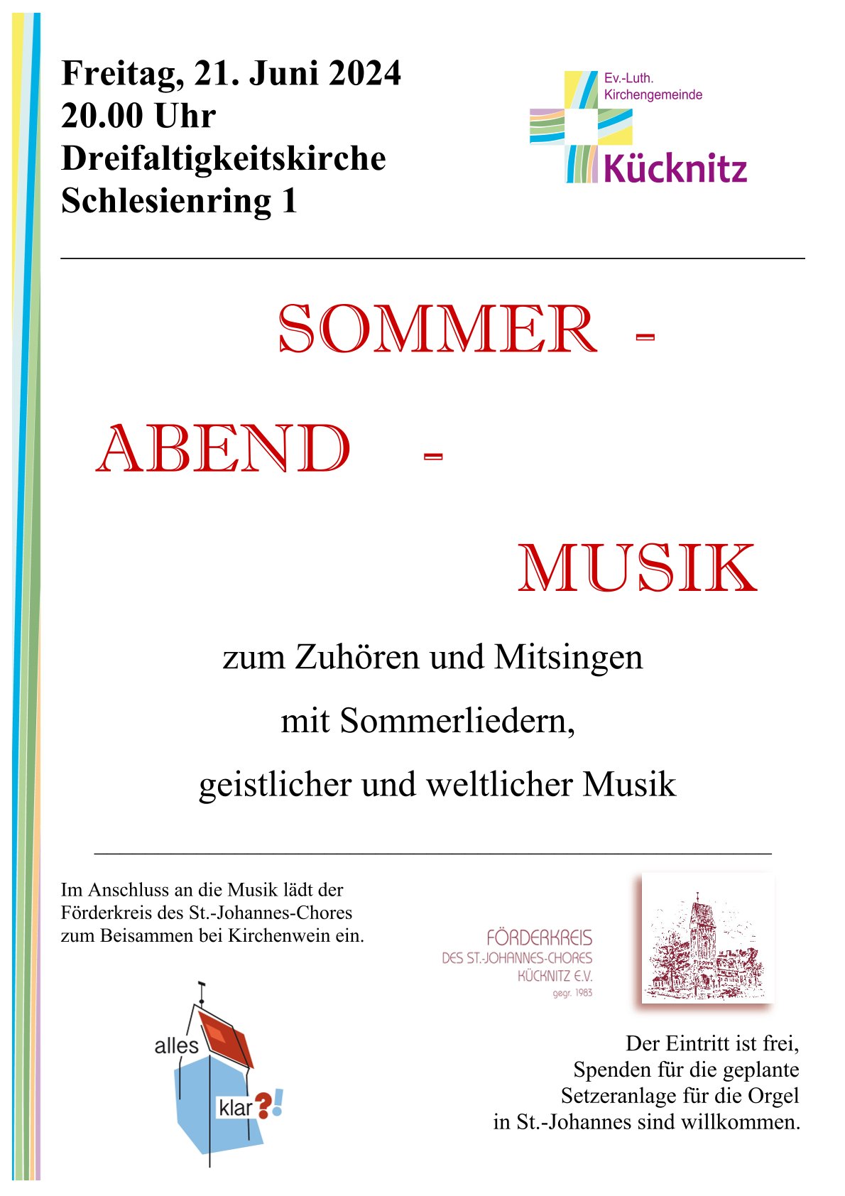 Plakat Sommerabendmusik