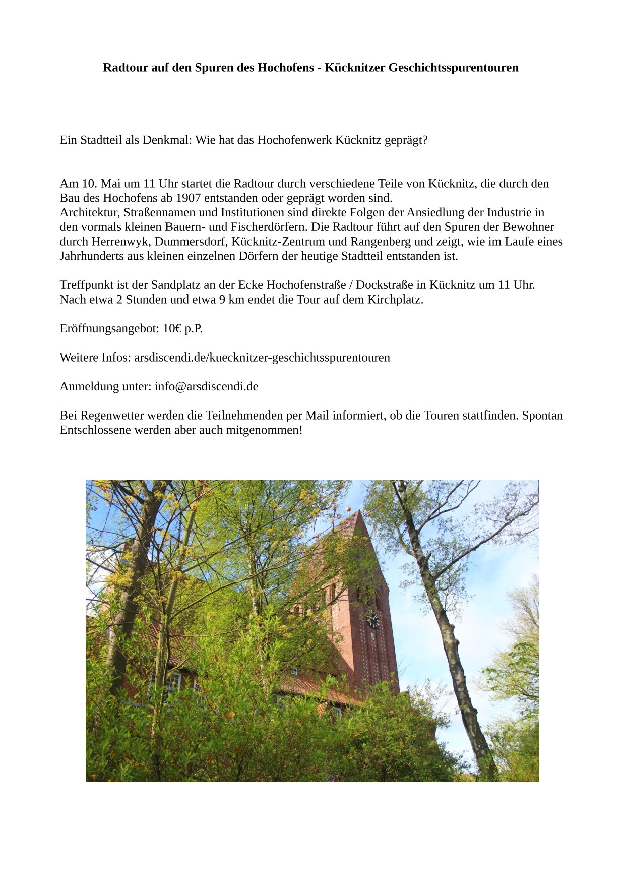 Radtour 1