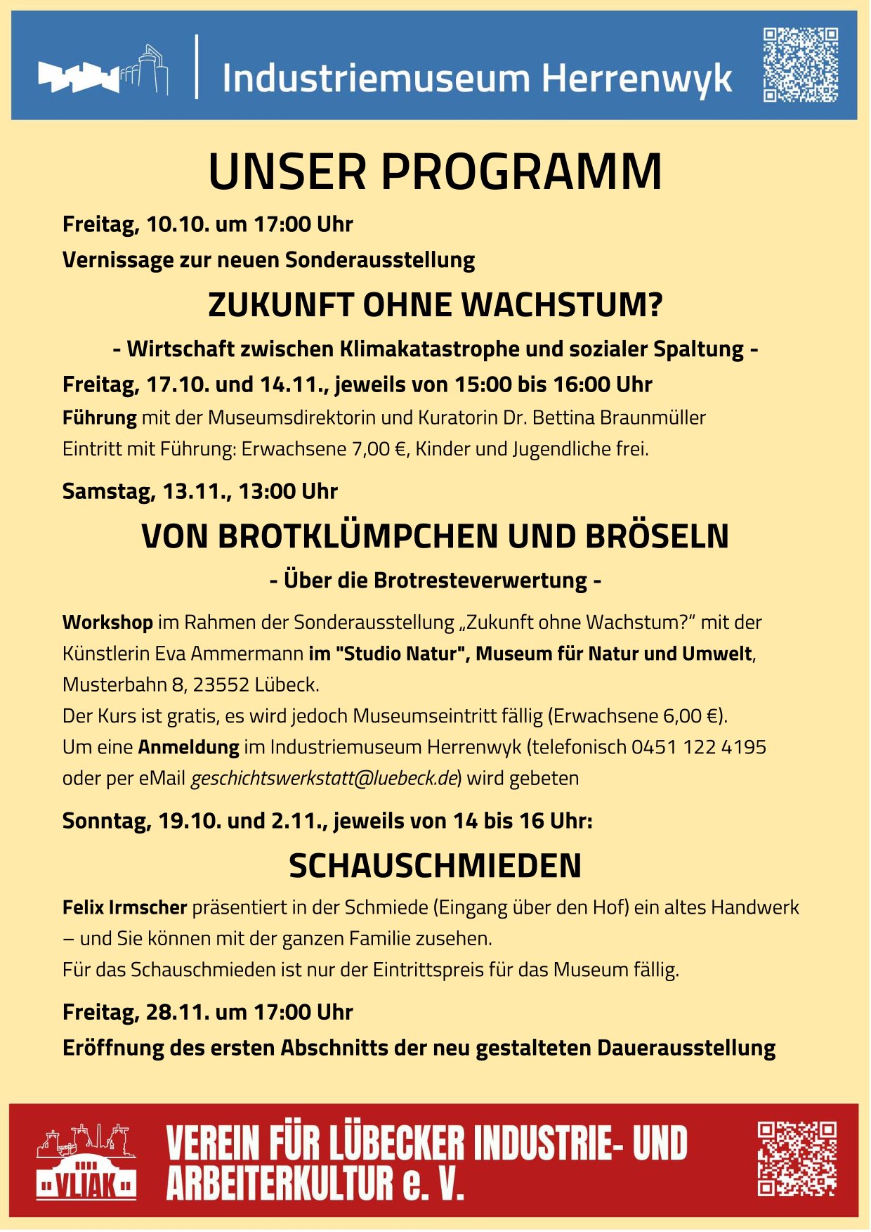UNSER PROGRAMM Aushang 2025 10 11 1