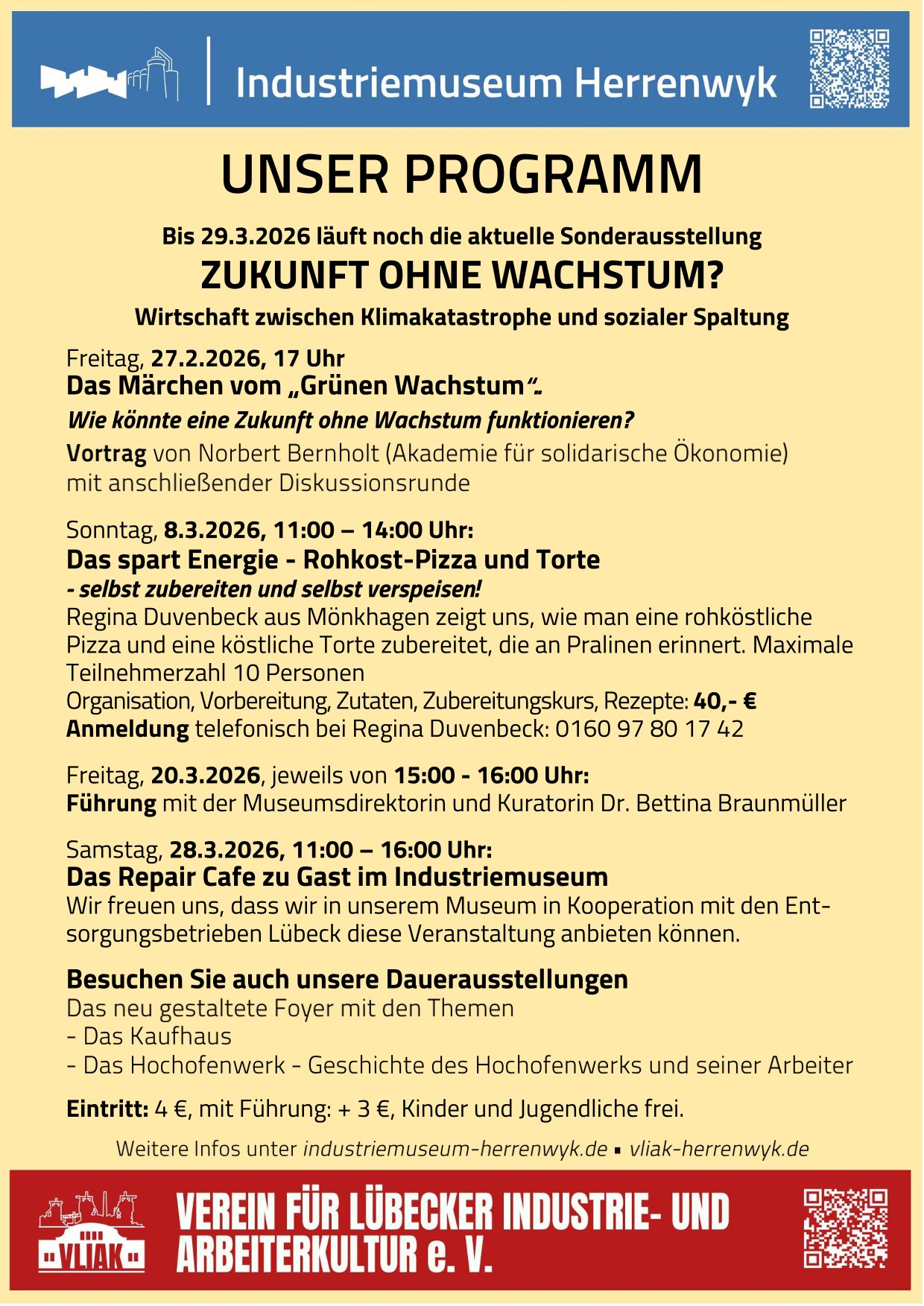 UNSER PROGRAMM Aushang 2026 03 1