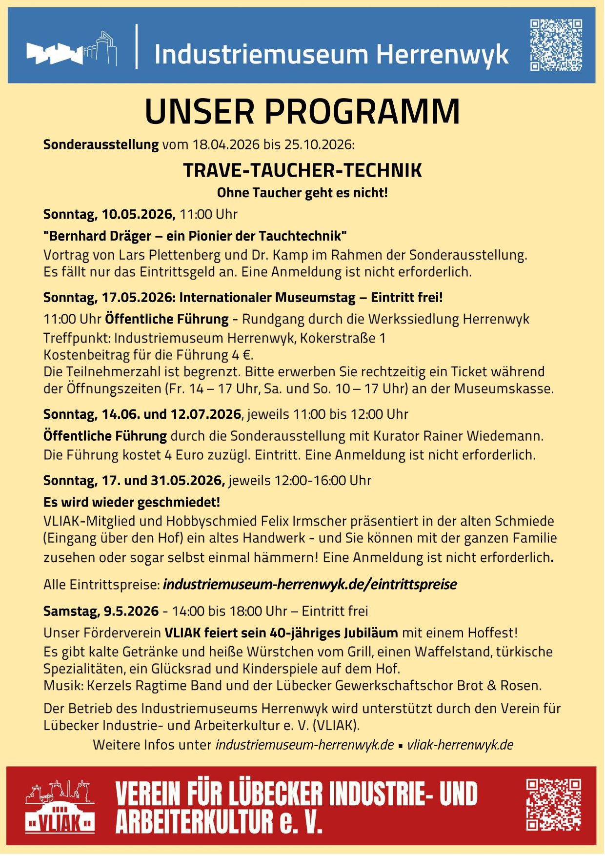 UNSER PROGRAMM Aushang 2026 05 1